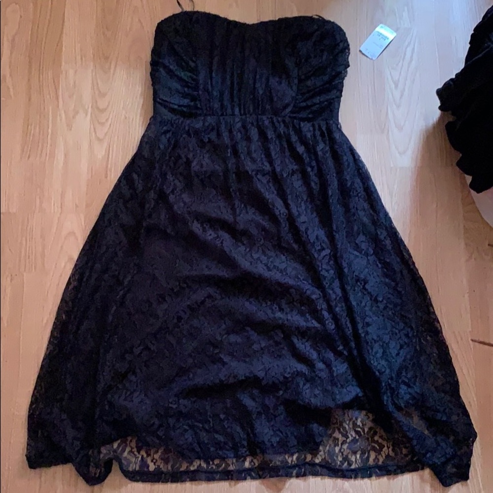 Forever 21 Knee-length Dress - semi-formal - black